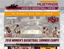Tablet Screenshot of midwesternstatewbbcamps.com